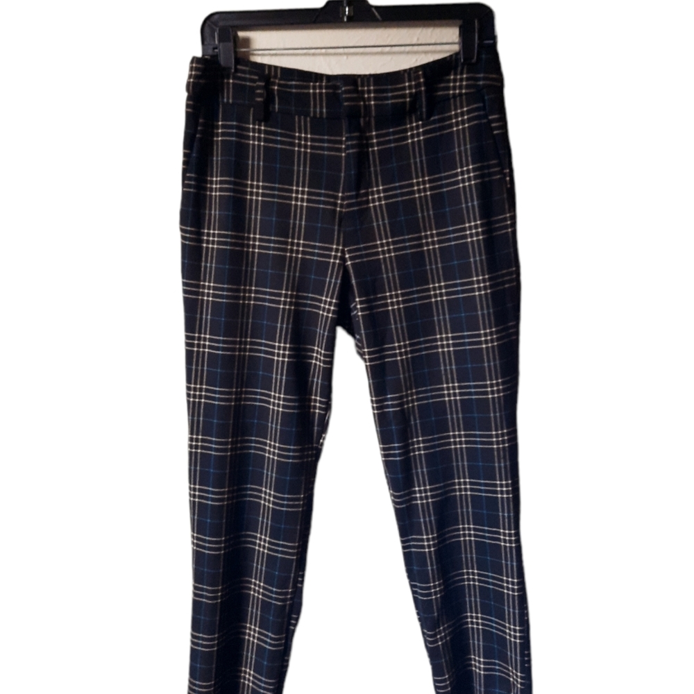 ❤️KUT from the kloth, Woman high rise pant, Size 6 , Color Black/Plaid pri…